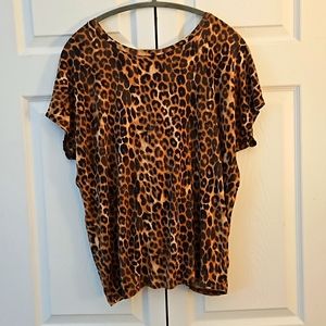 Express Cheetah print top